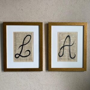 Quadro Letras - Sob encomenda